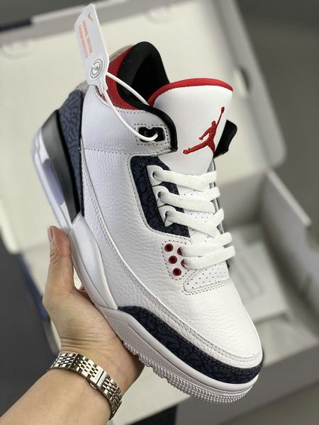 

jumpman 3 se dnm fire red cz6431-100 denim jumpm mens basketball shoes 3s black cement white sport sneakers us7-13