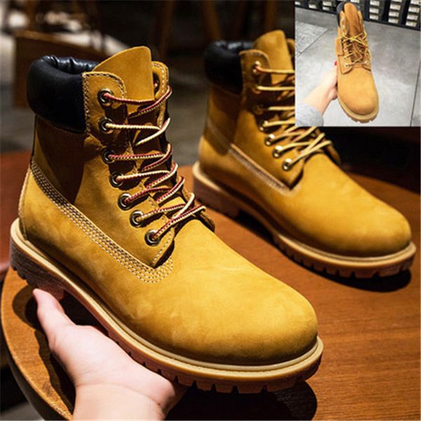 

new good quality brand mens women t winter boot chestnut triple womens work martin snow combat boots bootie 36-45, Black