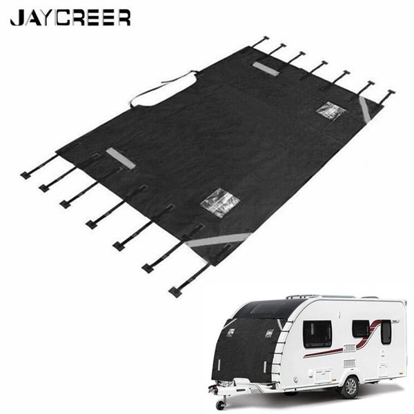 

jaycreer dustproof waterproof rv caravan front towing cover protector covers with reflective strip