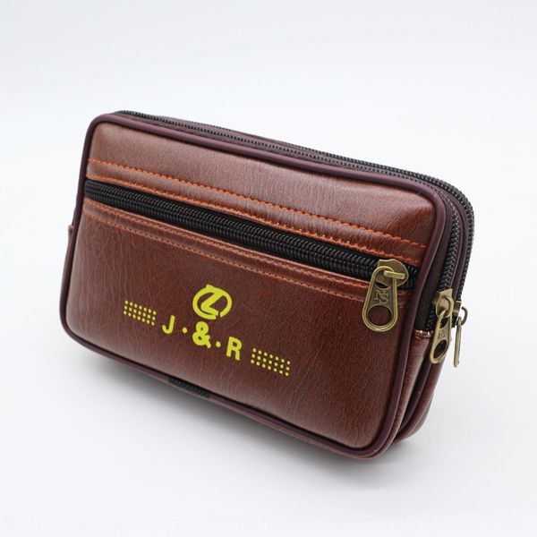 

outdoor sports anti-theft outdoor sports mobile male 5.8-inch middle-aged and elderly wear belt bagphone bag pu mobile phone bag