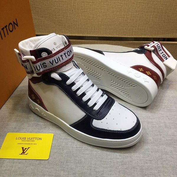 

new style causal shoes mens low -sneaker fashion designer zapatos de hombre luxury rubber soles men shoes casual with origin box vintage