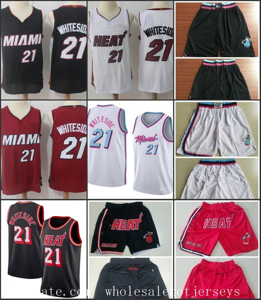 

miami heat hassan whiteside nba men basketball jerseys hassan whiteside basketball jersey, Black