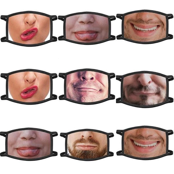 

for 3d funny face face halloween cute printed bandanas goedkoop mask funny mask inexpensive masks motorcycle face cosplay costumes frixe, Black