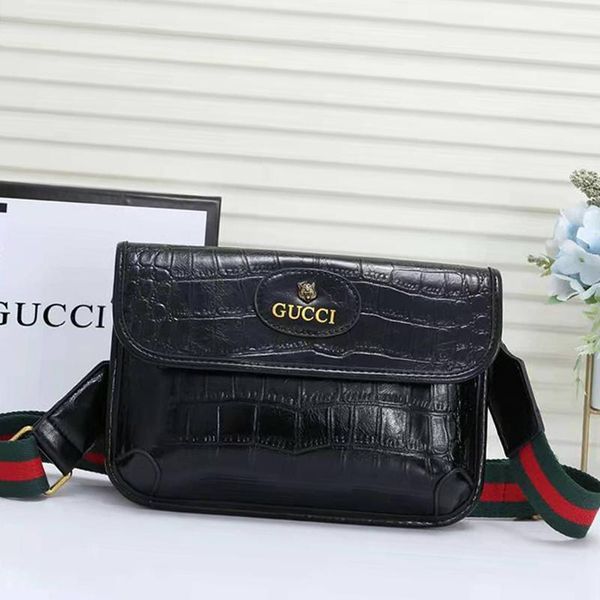 

mens leather chest pack belt bag fast delivery fashion classic shoulder bags new 2021 simple style men crossbody bag sale