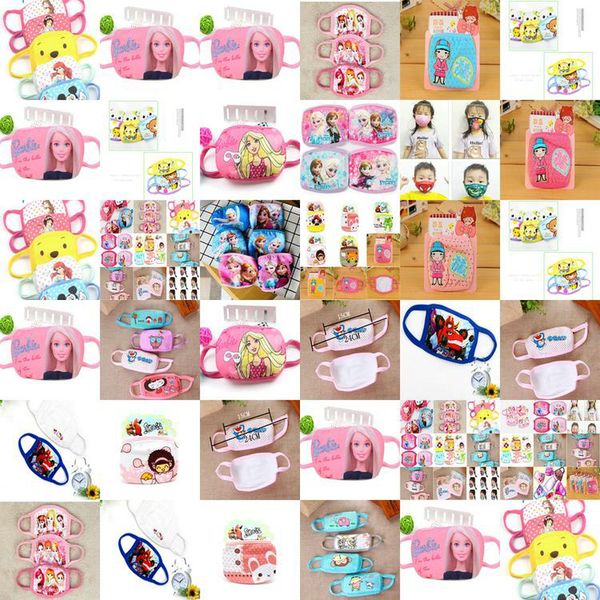 

cloth cartoon face mask mascarilla exhaust dust sun block colorful masks cloth cartoon very light and comfortable inexpensive wxbwd