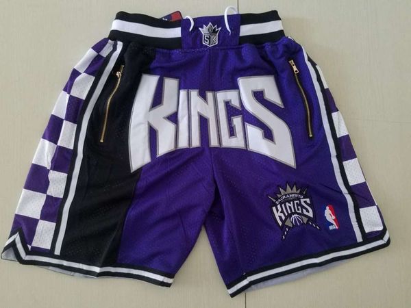 

men's embroidery shorts mesh jerseys purple shorts, Gray