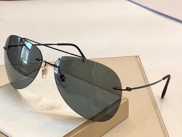 

50p luxury sunglasses for men oval frameless popular uv protection men designer sunglasses oversized vintage retro style come with case