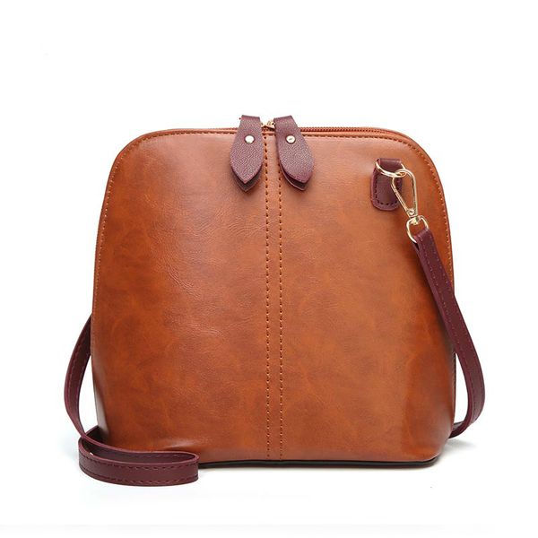 

women vintage pu daily shoulder bag female elegant casual messenger bag for shopping retro classy all-match dames tassen