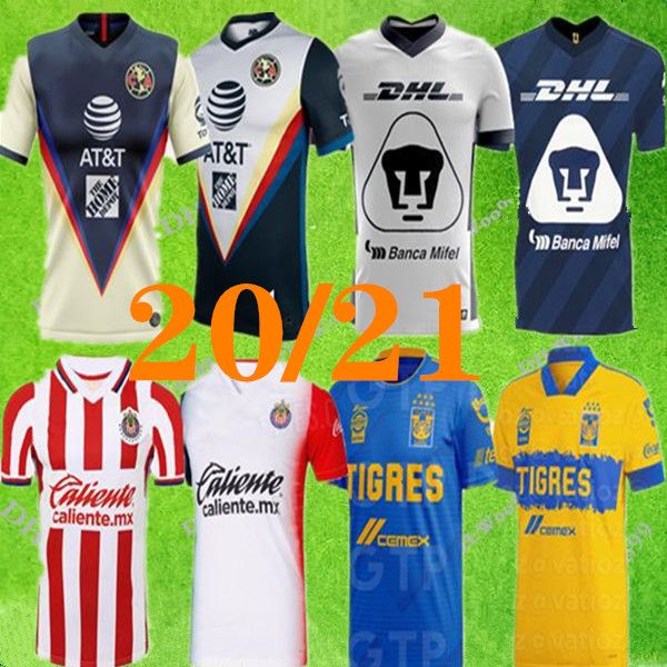 

20 21 клуб америка футбол джерси нау 2020 америка тигрес uanl chivas гвадалахары футбол рубашка сантос лагуна джерси, Black;yellow