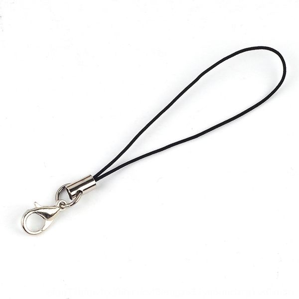 

mobile phone key small belt lobster accessories small bag belt bag chain key chain lanyard polyester accessories lanyard metal buckle, Silver