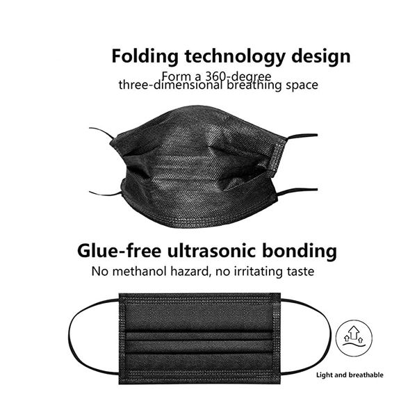 

masks fa 3 3-ply disposable cover dust mask dhl layer balck chilidren masks kids ajude wsvcd mouth gsfld