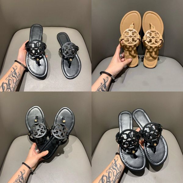 

sagace women summer solid color wild beach wedges thick bohemian style slippers bottoms bohemian style high-heel flip flops shoe#476, Black