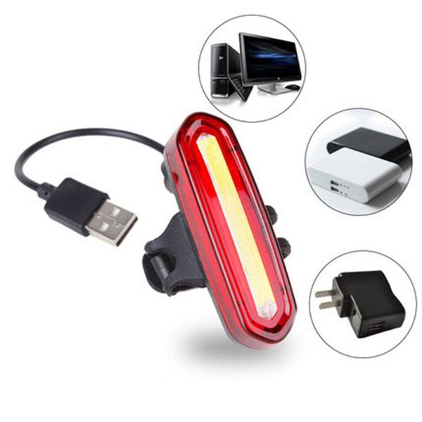 

bike lights cycling accessories mountain light usb charging waterproof safety tail outdoor night riding warning