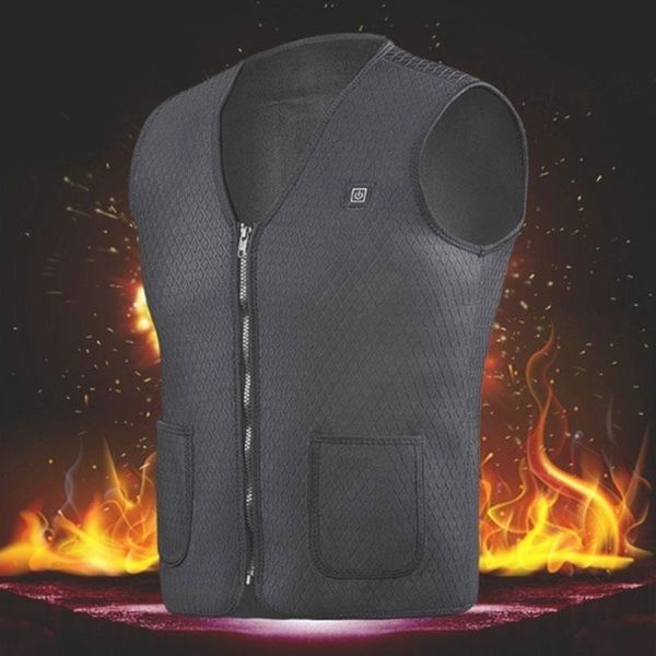 

electric vest heated 2020 clothing winter thermal heated pad physiotherapy usb warm jacket