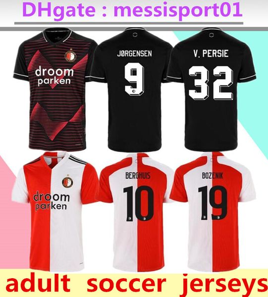 

2020/21 feyenoord soccer jersey kokcu berghuis fer camiseta de futbol jorgensen home away 2020 2021 sinisterra men football shirt, Black;yellow