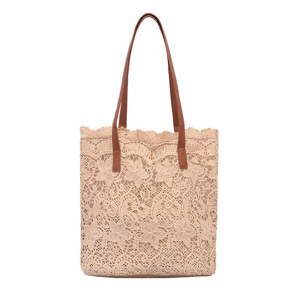 

lace hollow women tote bag large womens bags knitting handbags women bags designer torebka damska 2020