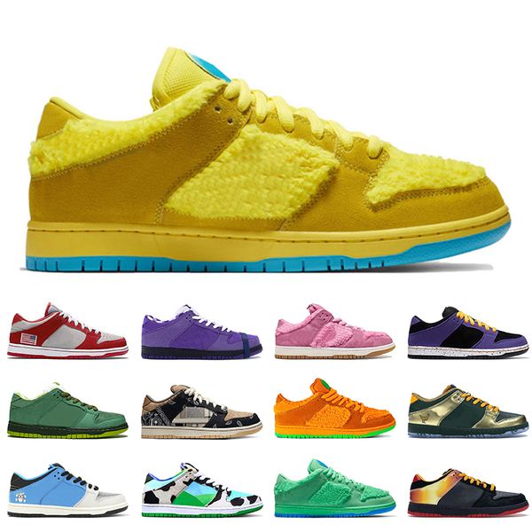 

wholesale 2020 sashiko dunks low yellow bears running shoes women mens nasty boys chunky dunky sneakers instant skateboard trainers
