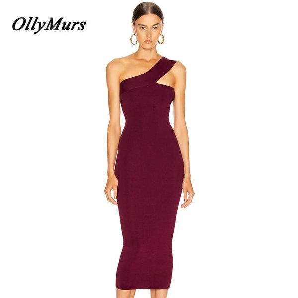 

casual dresses ollymurs 2021 summer bodycon women dress vestidos sleeveless burgundy bandage club evening party, Black;gray