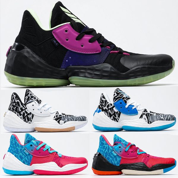 

2020 men basketball shoes harden vol.4 james vol 4 women shoes sneakers black white purple mens design sports trainers 40-46