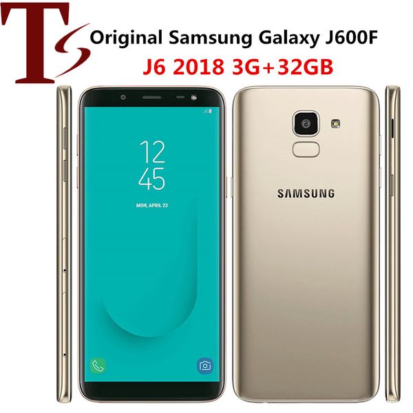 Samsung Galaxy J6 2018th J600F remodelado original desbloqueado Android Mobile Phone Octa Core 5.6 