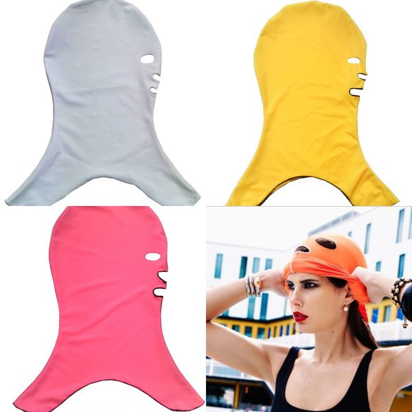 

head cover waterproof mother sunscreen uv protection swimming cap snorkeling diving face swimming cap mask hair mask gini