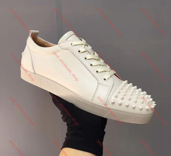 

christian louboutin progettista обувь low кроссовки с низким вырезом обувь для мужчин и женщин партии кроссовок, Black