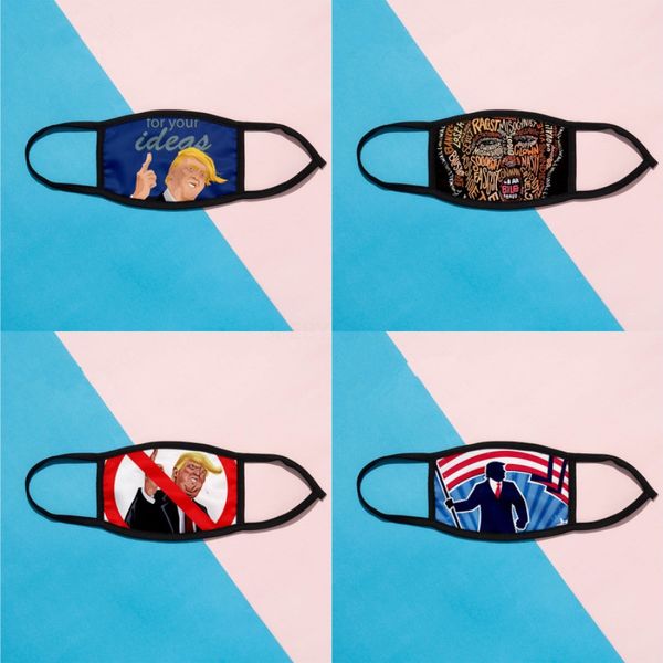 

face mask protective designer printed mouth masks 3 layers with earloops non woven anti dust waterproof soft breathable facemask #243#767