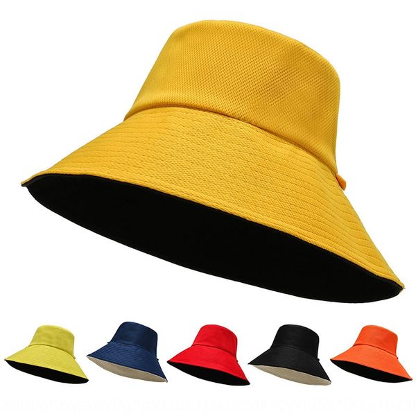 

2020 new women's fisherman cap windproof cap double-sided fisherman all-match sun big edge sun hat windproof hat, Blue;gray