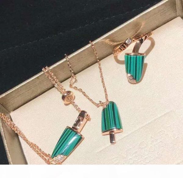 

t 2020 fashion necklace bracelet ring set, Silver