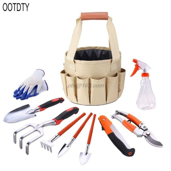 

garden tool set 10 pcs /set multi -functional garden kit practical /trowel /rake