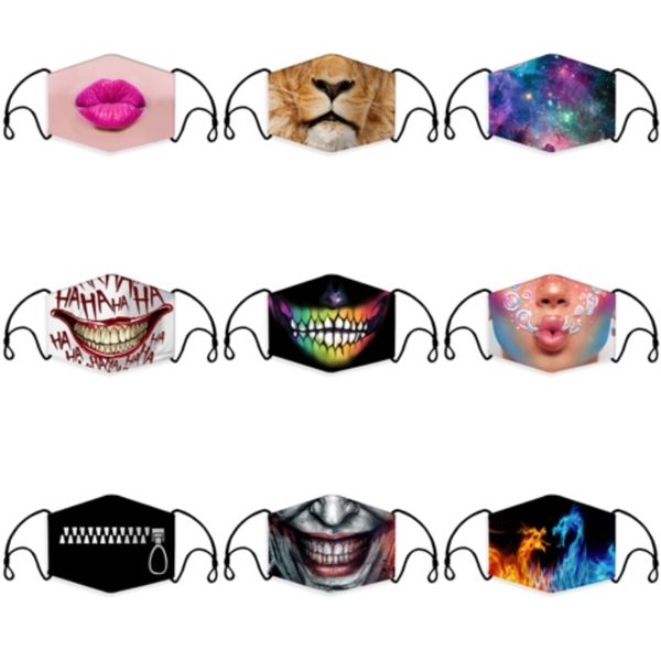 

face mouth mask s mascherine protective dustproof dust dust filtrition beautiful breathing earloop outdoors washable 4zh a29#341