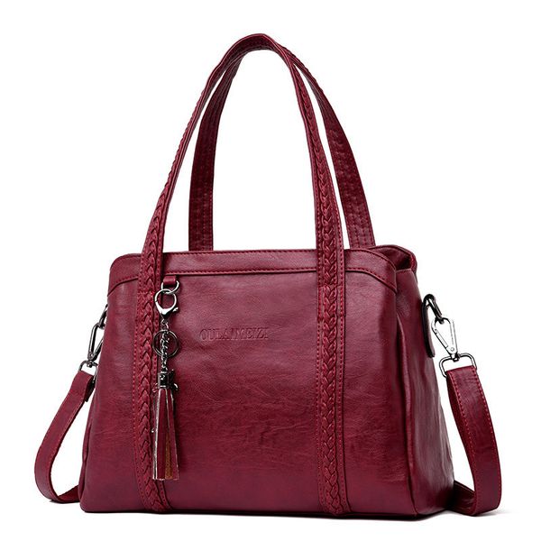 

women casual tote bag female handbag large big shoulder bag for women tote ladies vintage genuine leather crossbody