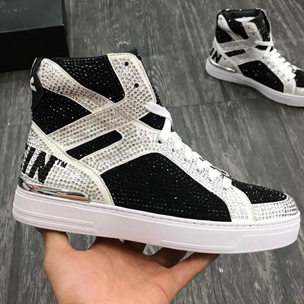 

new luxury men shoes sneakers casual with box breathable soft leisure chaussures pour hommes athletic trainers men fashion boots money beast, Black