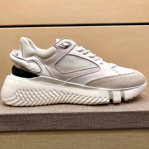 

new arrival runners veloce white men 's shoes zapatos de hombre breathable fashion lace -up low style autumn and winter casual sho, Black