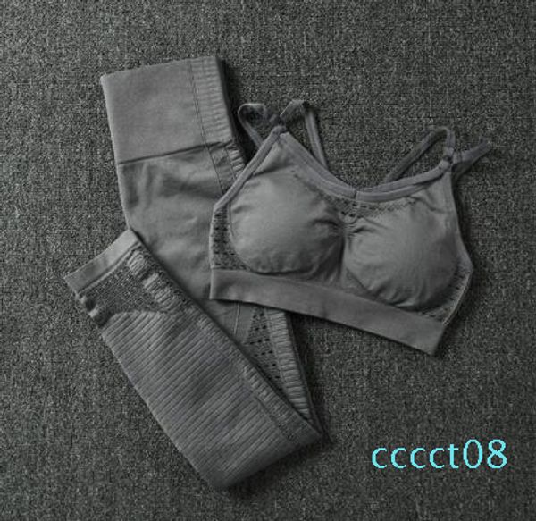 

sexy спортивных костюмы бесшовных йог набор женщины фитнес одежда спортивной женщина g леггинсы проложенный пуш-ап бюстгальтер спортов ct08, White;red