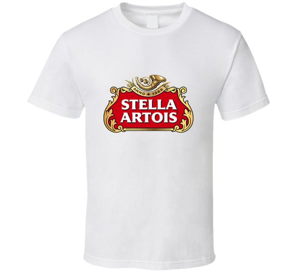 

men t-shirt stella artois beer lager t shirt tshirt women t shirt, White;black
