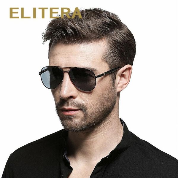

elitera new arrivals men fashion polarized sunglasses brand design sun glasses four color 209 ing, White;black