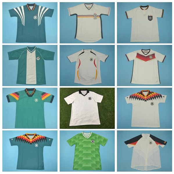 

2004 2006 2014 retro germany vinatge klinsmann soccer jersey klose bierhoff schweinsteiger effenberg kahn kalkbrenner football shirt kit, Black;yellow