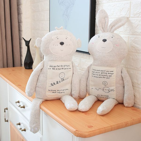 

new long leg rabbit doll soft animal pillow children sleeping doll customizable gift factory wholesale