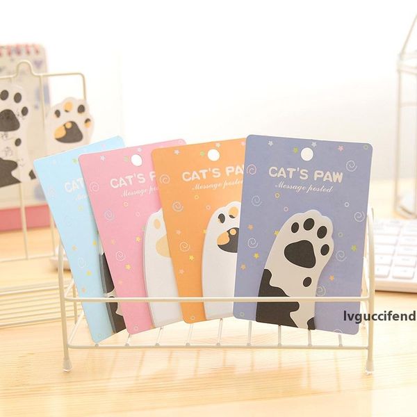 

lovely cat claw memo pad student stationery multi color self adhesive sticky notes bookmark 0 55dt c r