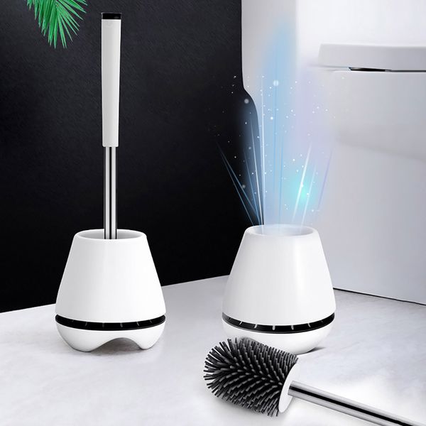 

oneup tpr toilet brush silicone head cleaning brush household floor-standing cleaning tool for toilet bathroom accessories sets