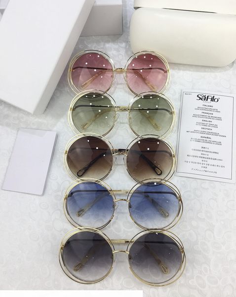 

new 114 womens sunglasses men sun glasses women sunglasses fashion style protects eyes gafas de sol lunettes de soleil with case, White;black