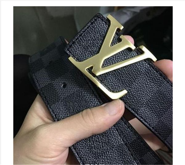 

новая smooth кнопка пояс мужской подлинная 2020leather корейской мужской пояс, cowskin мода бизнес пояс и женские моды брюки, Blue;gray