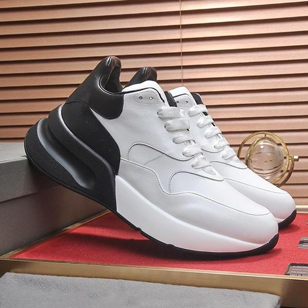 

new arrival oversized runner mens shoes fashion classic luxury vintage breathable lace -up men shoes sneakers scarpe da uomo di lusso, Black
