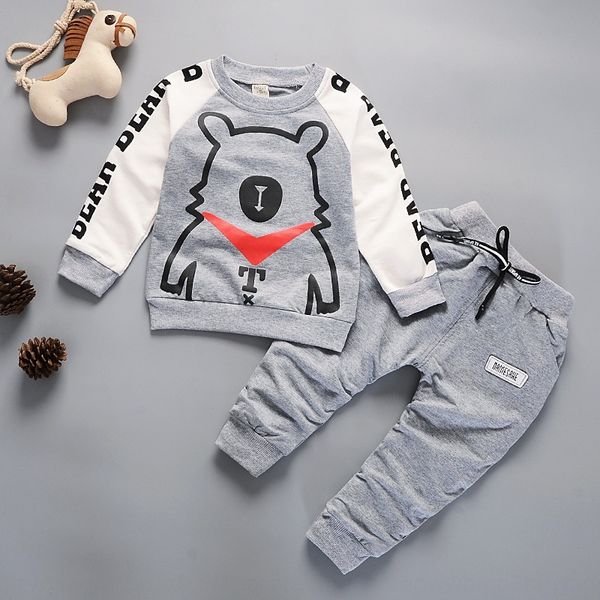 

u21wh 2019 new men's clothing set 1-4 years old boy's autumn long-sleeved sweater two korean clothes children's sweater child
