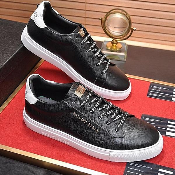 

mens shoes lo -sneakers laminated leather tennis mens shoes fashion herrenschuhe with origin box chaussures pour hommes casual mens