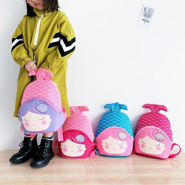 

2020 new children's bag cute cartoon mmaid er tong bao pouch er tong bao boys and girls backpack trendy kindergarten small bag