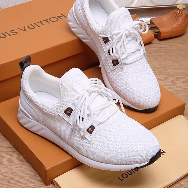 

новая мужская обувь класса люкс спорт урожай дышащий мода платформа плоский sneaker отыграться мужская обувь casual luxury design zapatos de, Black