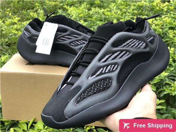 

authentic boots 700 v3 alvah h67799 running shoes men women azael fw4980 glow in the dark kanye west sneakers sports with original box