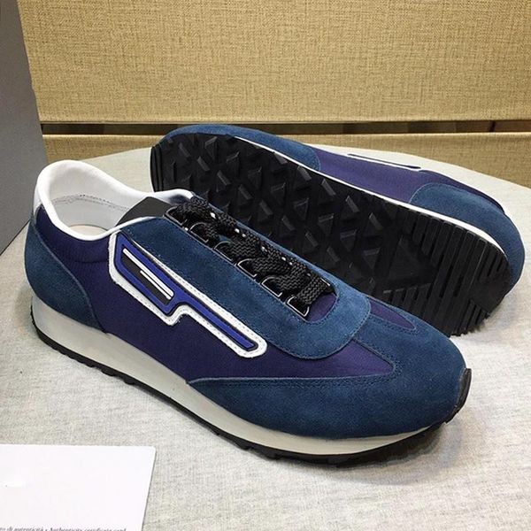 

suede and nylon sneakers men 's shoes drop ship autumn and winter fashion soft footwears lightweight breathable design me, Black